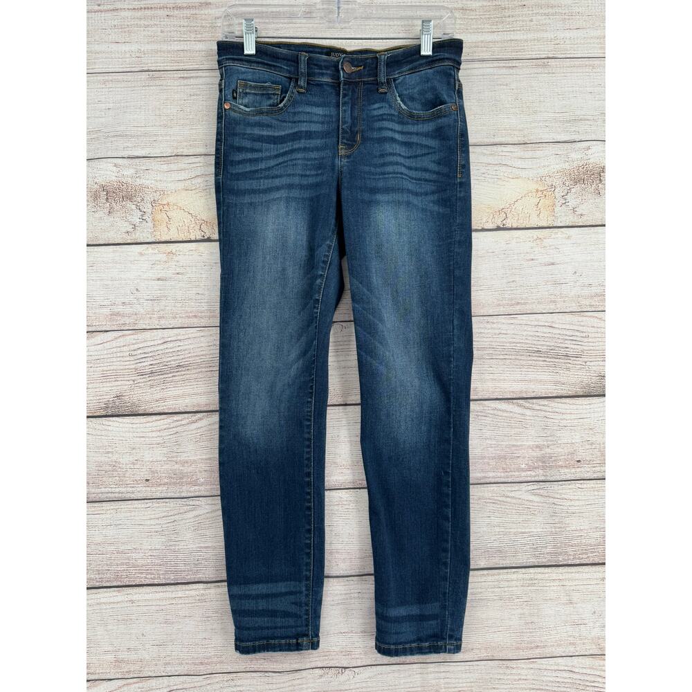 Judy Blue Relaxed Fit Stretch Jeans Juniors 5/27 Blue Medium Wash Denim